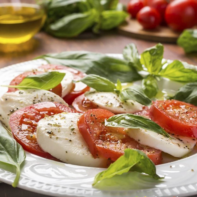 Ensalada Caprese. Receta italiana para niños