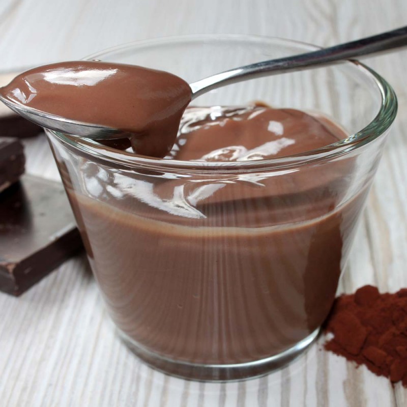 Natillas de chocolate fáciles y rápidas - Recetas de postres en vasos