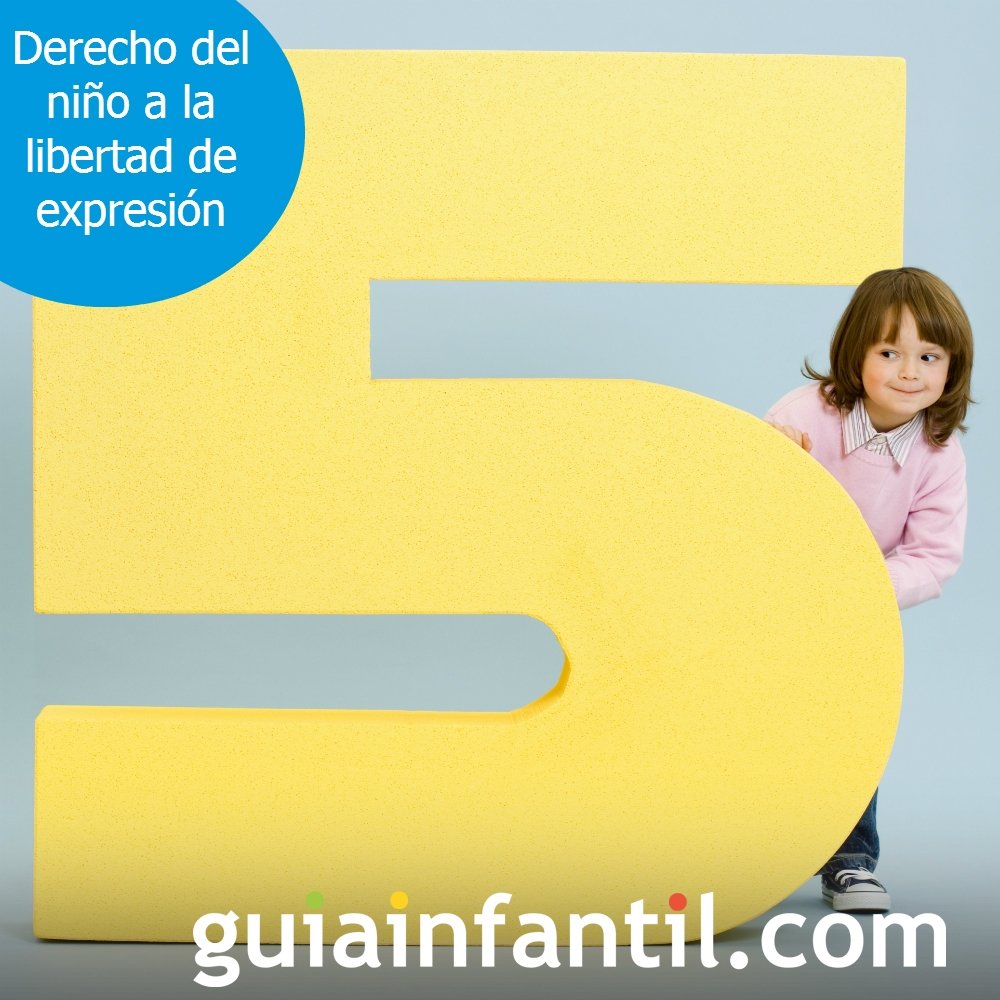 Los niños tienen derecho a la libertad de expresión