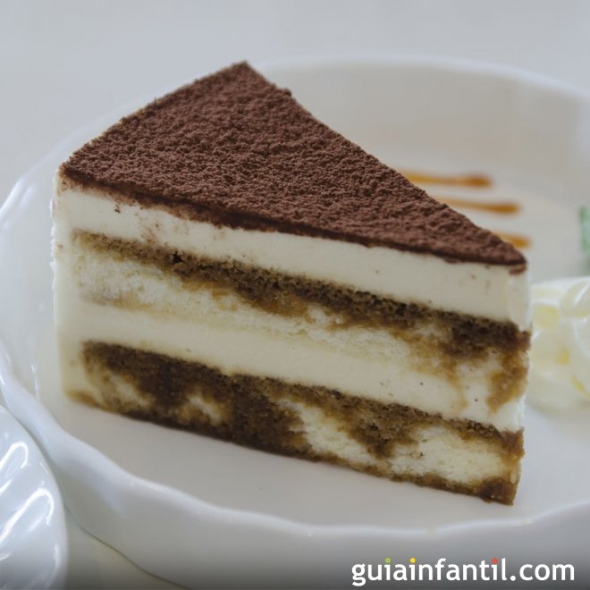 Tiramisú de chocolate especial para niños