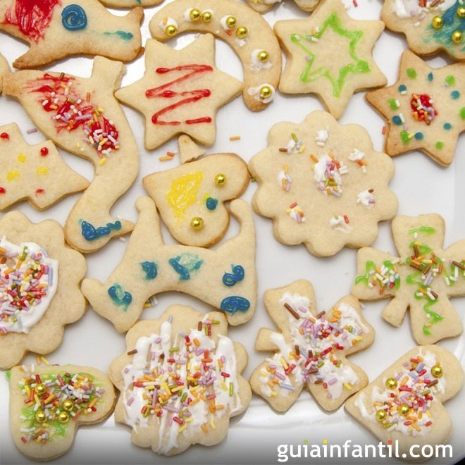 Galletas navideñas de mantequilla, paso a paso