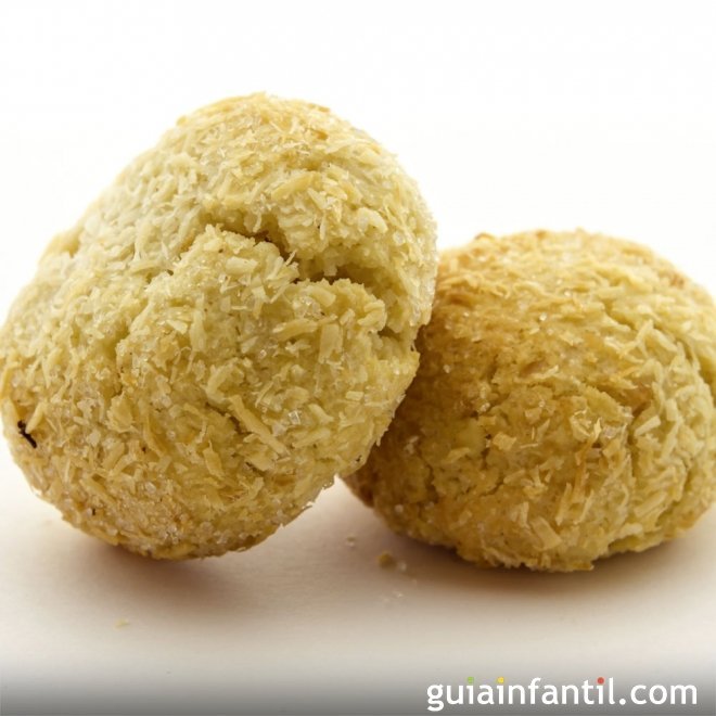 Polvorones para niños alérgicos. Recetas de Navidad