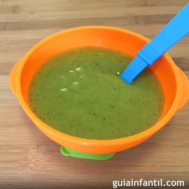 Receta de puré de calabacín, zanahoria y patata para bebés y niños